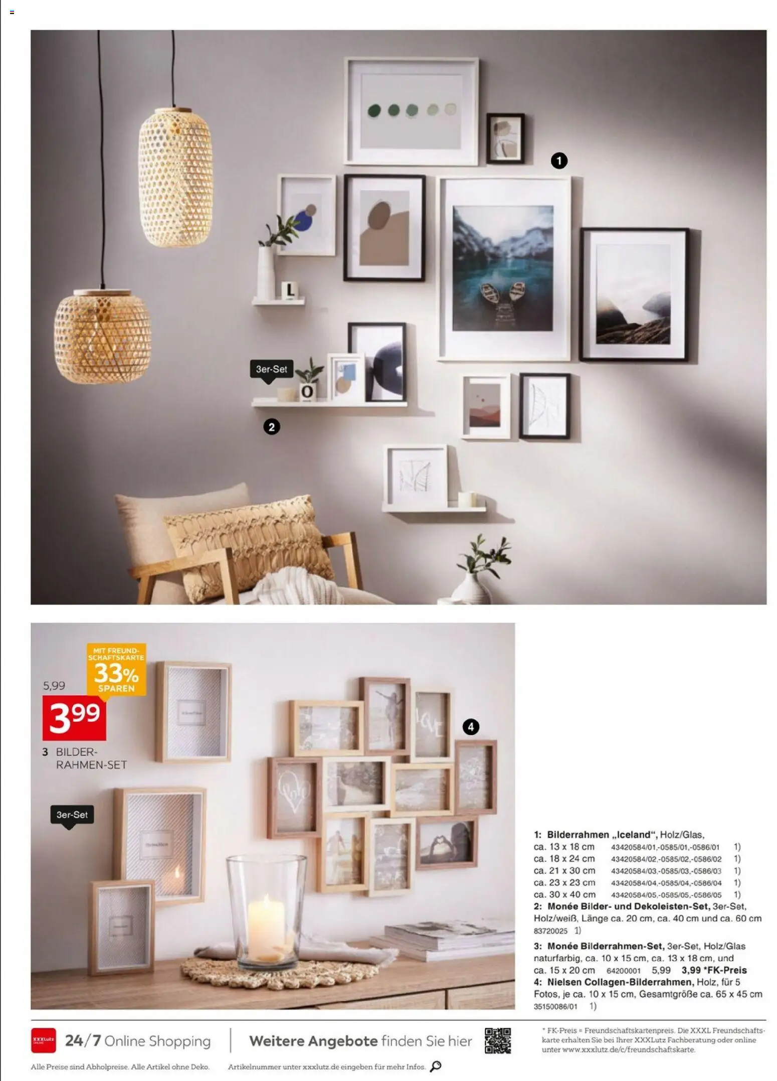 XXXL Lutz Schöner Einrichten – gültig ab 01.03.2026 | Seite: 42 | Produkte: Bilder, Bilderrahmen