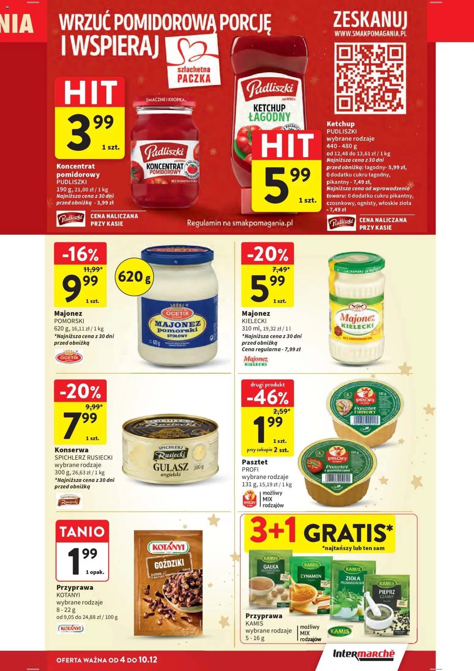 Intermarche Gazetka od 04.12.2025 | Strona: 45 | Produkty: Cynamon, Gulasz, Majonez, Pieprz