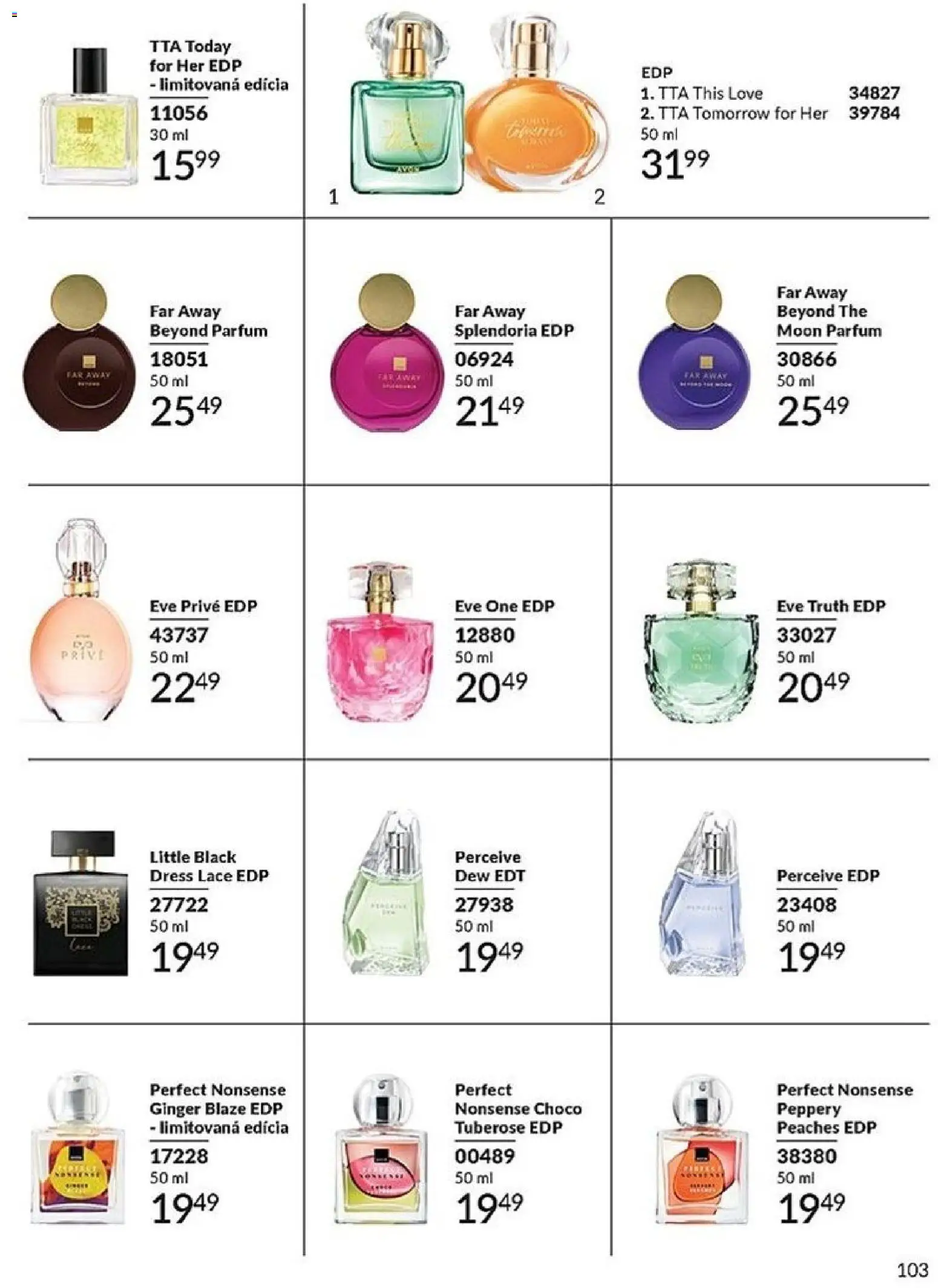 Nové Avon akcie – leták je platný od 01.01.2026 | Strana: 103