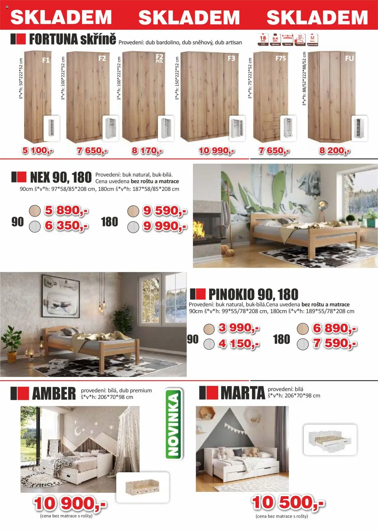 Jamall nábytek leták od 06.10.2025 | Strana: 11 | Produkty: Skříně, Matrace