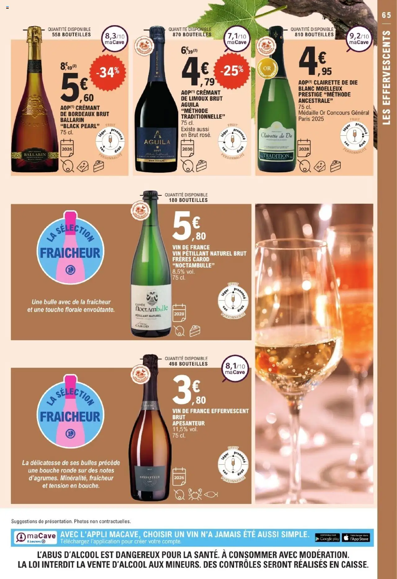  | Page: 65 | Produits: Store, Clairette de die, Crémant, Vin