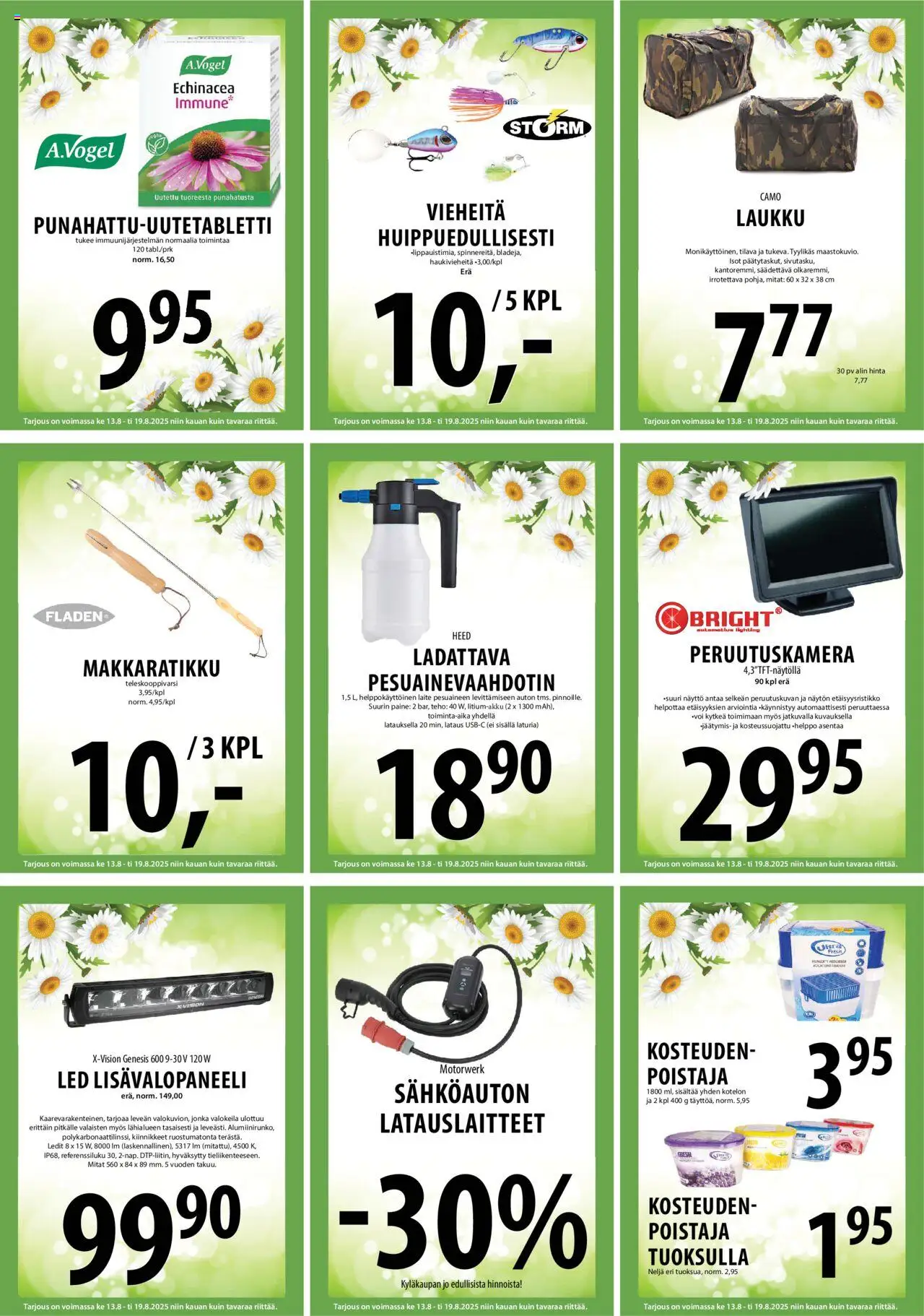  | Sivu: 13 | Tuotteet: Laukku, Näyttö