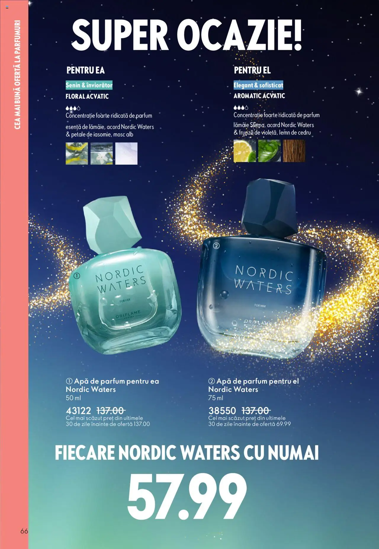 Noul catalog Oriflame – valabil de la 12.11.2025 | Pagină: 66 | Produse: Apă de parfum, Parfum, Apă, Lămâie