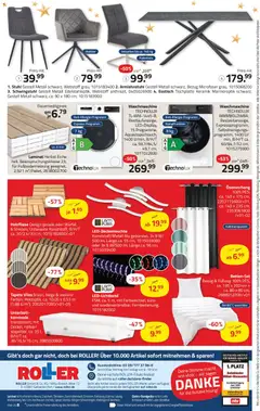 Roller Prospekt 	 ab 07.12.2025 gültig | Seite: 16 | Produkte: Kommode, Stuhl, Bettenset, Waschmaschine