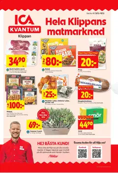 ICA Kvantum - Klippan - Förhandsvisning av reklamblad från butik ICA Kvantum aktuell från 03.11.2025