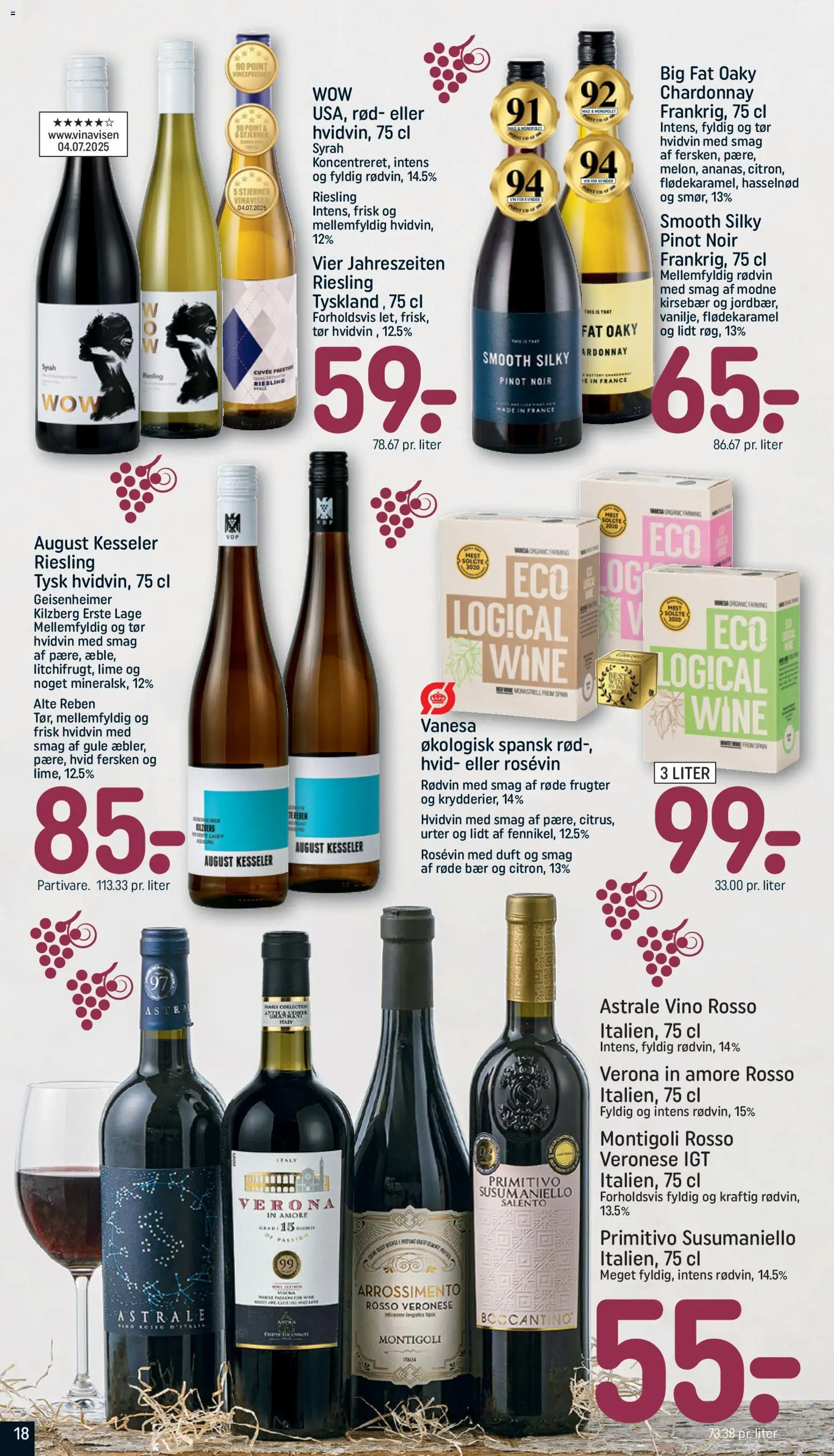 Rema 1000 tilbudsavis – gyldig fra 18.01.2026 | Side: 18 | Produkter: Duft, Vin, Kirsebær, Lime