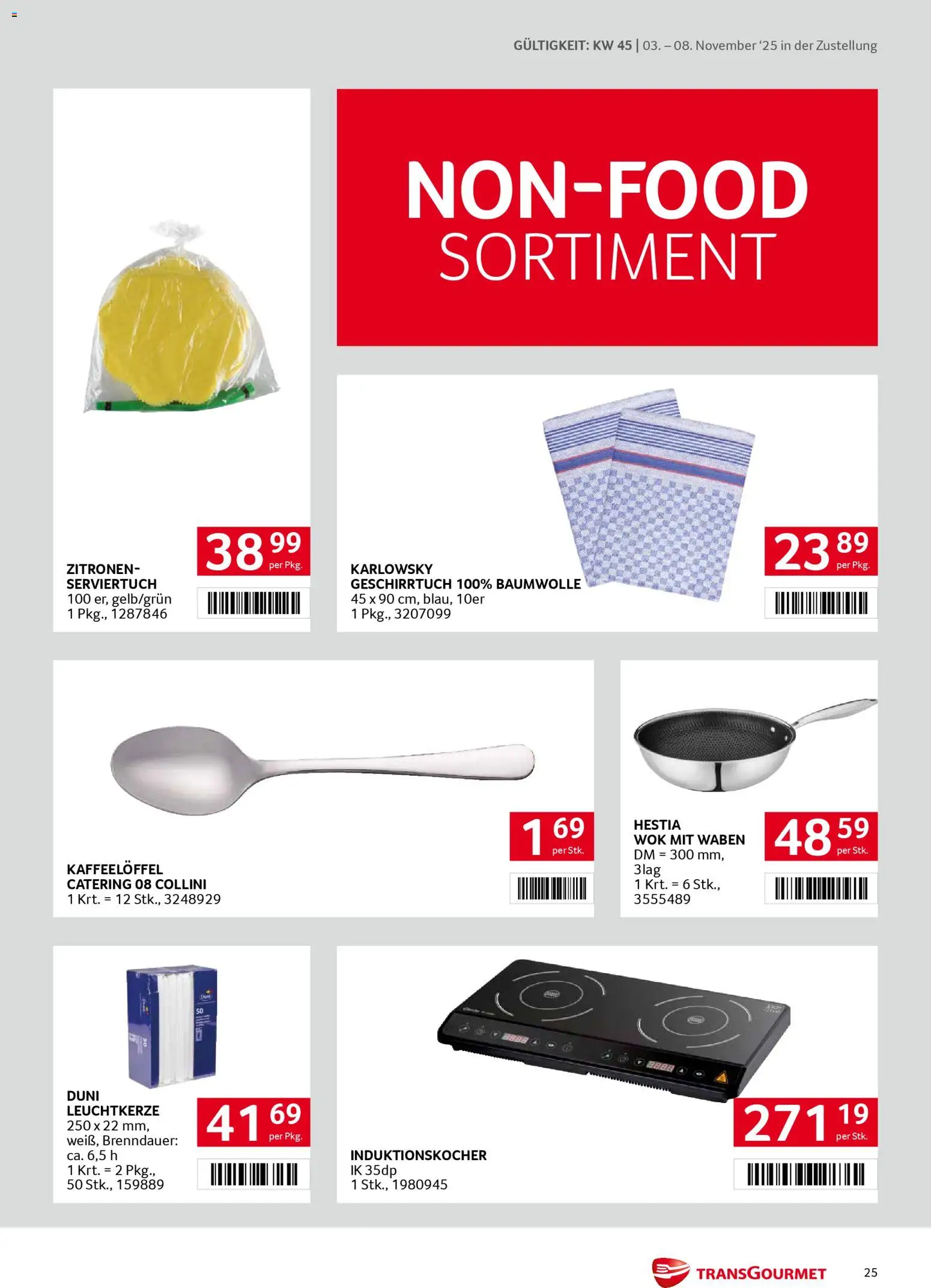 Transgourmet Zustellaktion gültig ab 03.11.2025 | Seite: 25