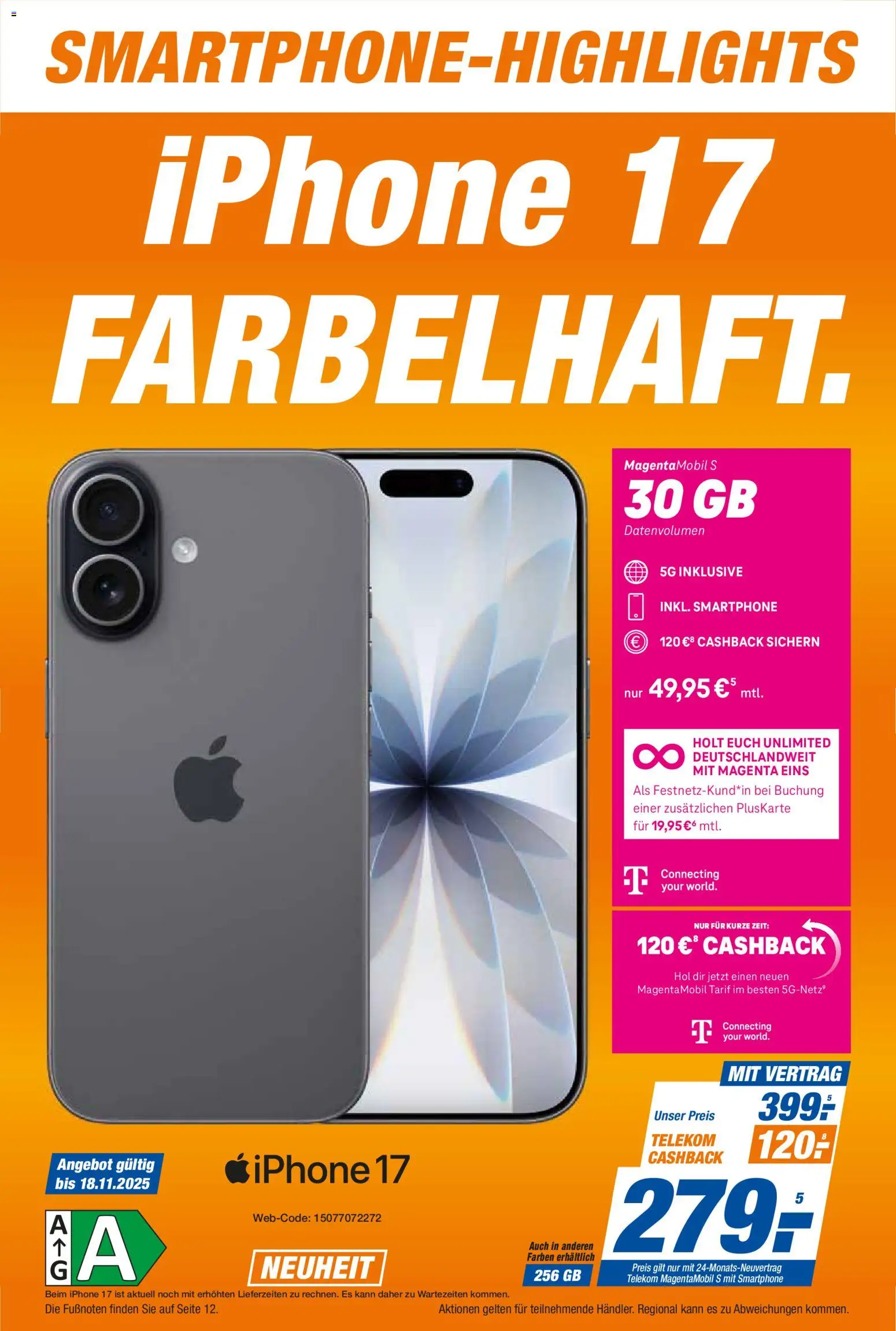 Expert Smarthphone Highlights im November – gültig ab 01.11.2025 | Seite: 4 | Produkte: Iphone, Smartphone