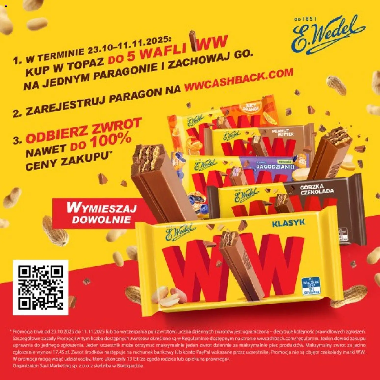 Topaz Konkurs - Wedel od 23.10.2025 | Strona: 1 | Produkty: Czekolady, Czekolada