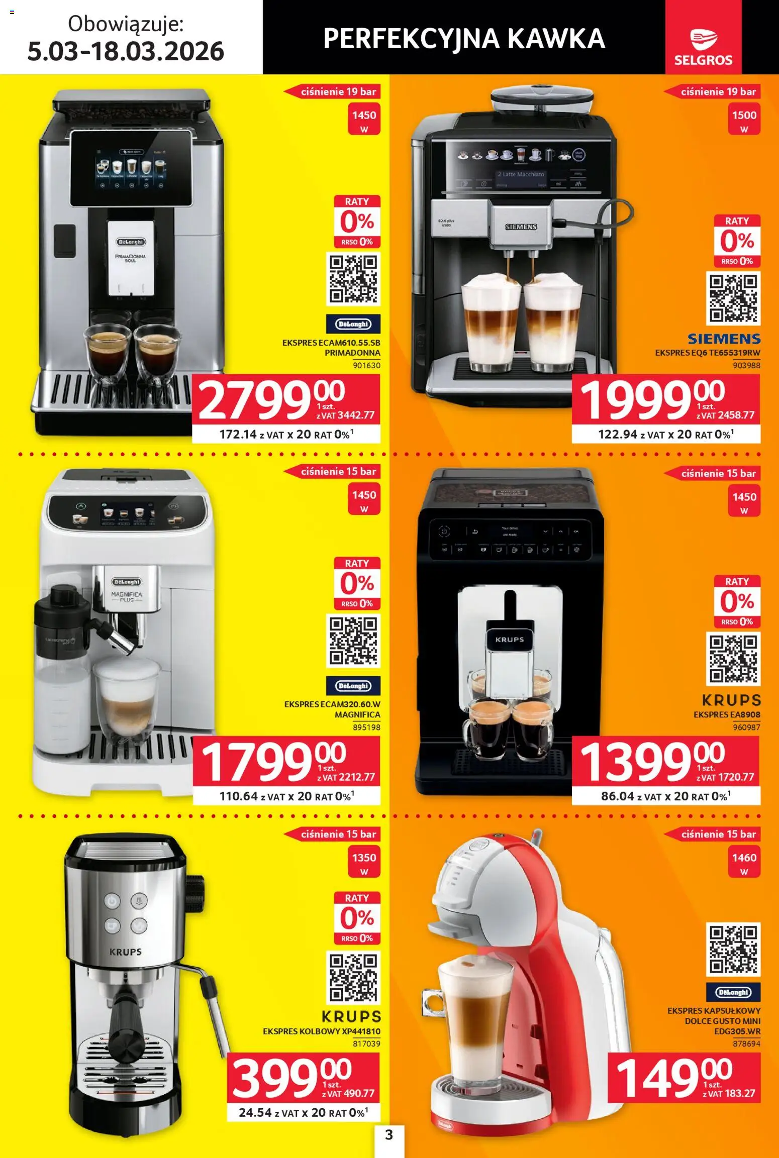 Selgros cash&carry gazetka - Elektro AGD od 05.03.2026 | Strona: 3