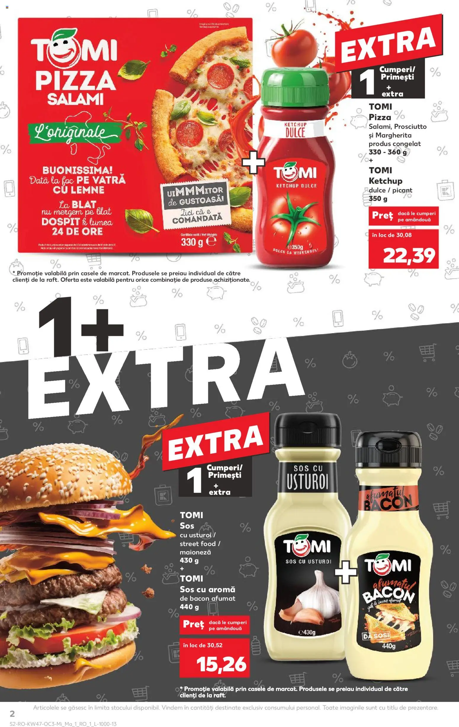 Noul catalog Kaufland – valabil de la 19.11.2025 | Pagină: 2 | Produse: Bacon, Ketchup, Sos, Usturoi