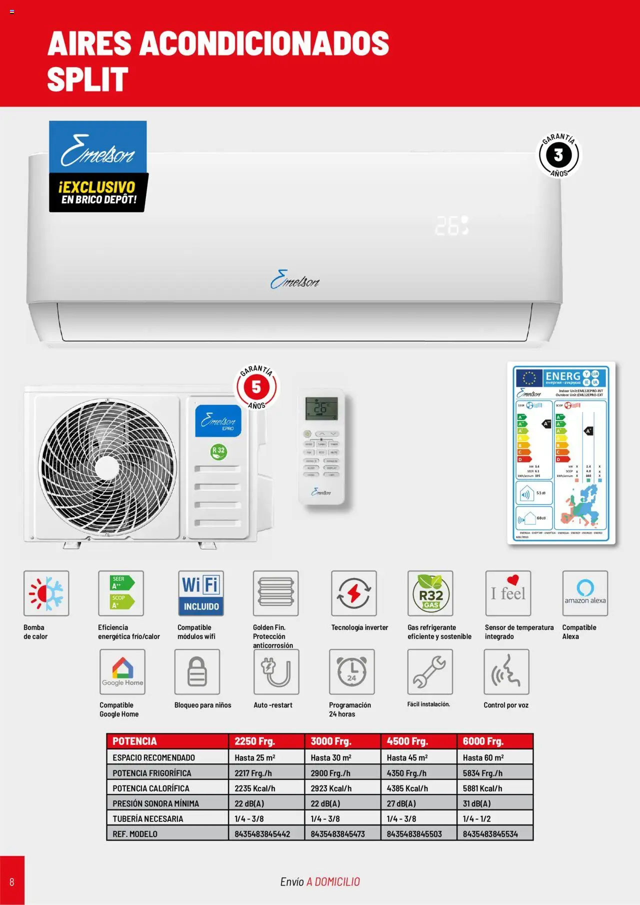 Brico Depôt Catálogo Climatización │ válido desde el 27.06.2025 | Página: 8