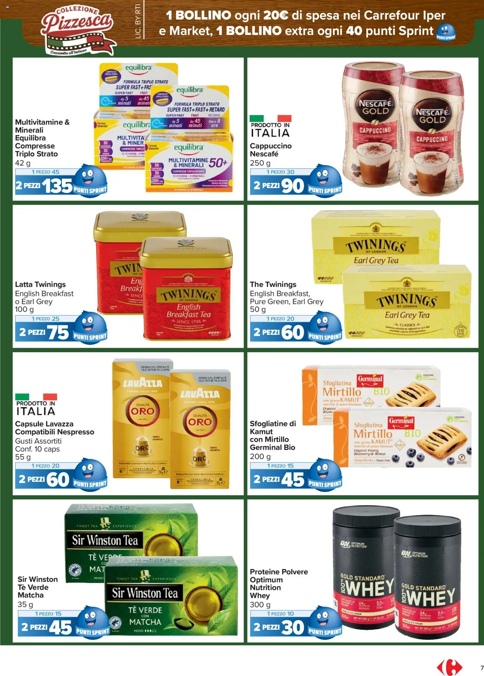 Volantino Carrefour del 17.02.2026 | Pagina: 7 | Prodotti: Tè, The, Lavazza