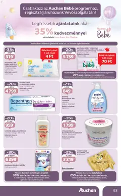 Auchan Akciós újság - amely érvényes a következő dátumtól: 22.01.2026 | Oldal: 33