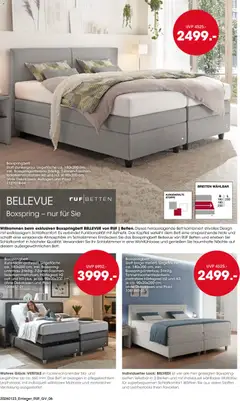 Möbel Martin  Schlafen, träumen, entspannen ab 23.01.2026 gültig | Seite: 6 | Produkte: Bett, Matratze, Boxspringbett