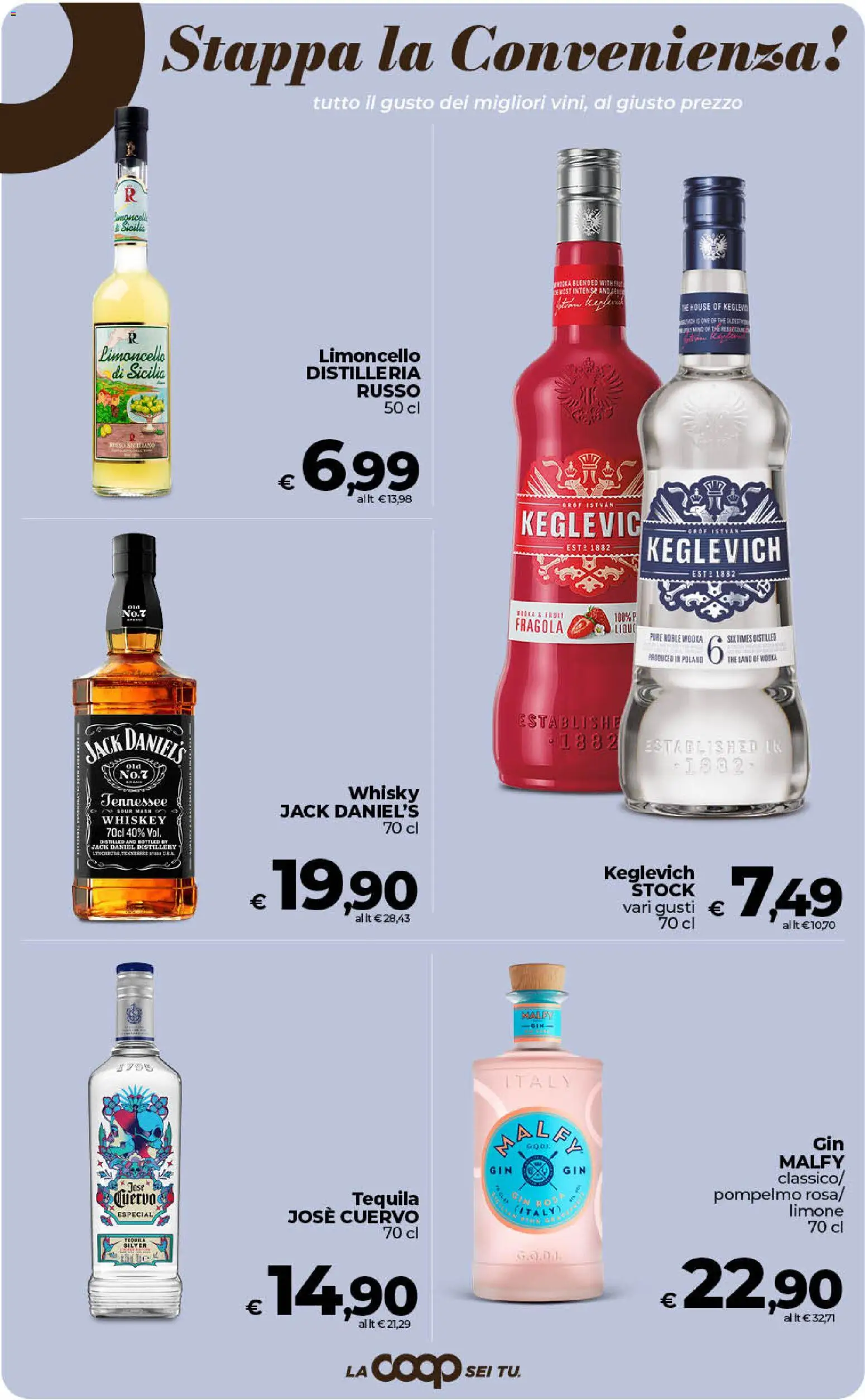 Volantino COOP del 17.04.2026 | Pagina: 32 | Prodotti: Whisky, Pompelmo, Limone, Limoncello