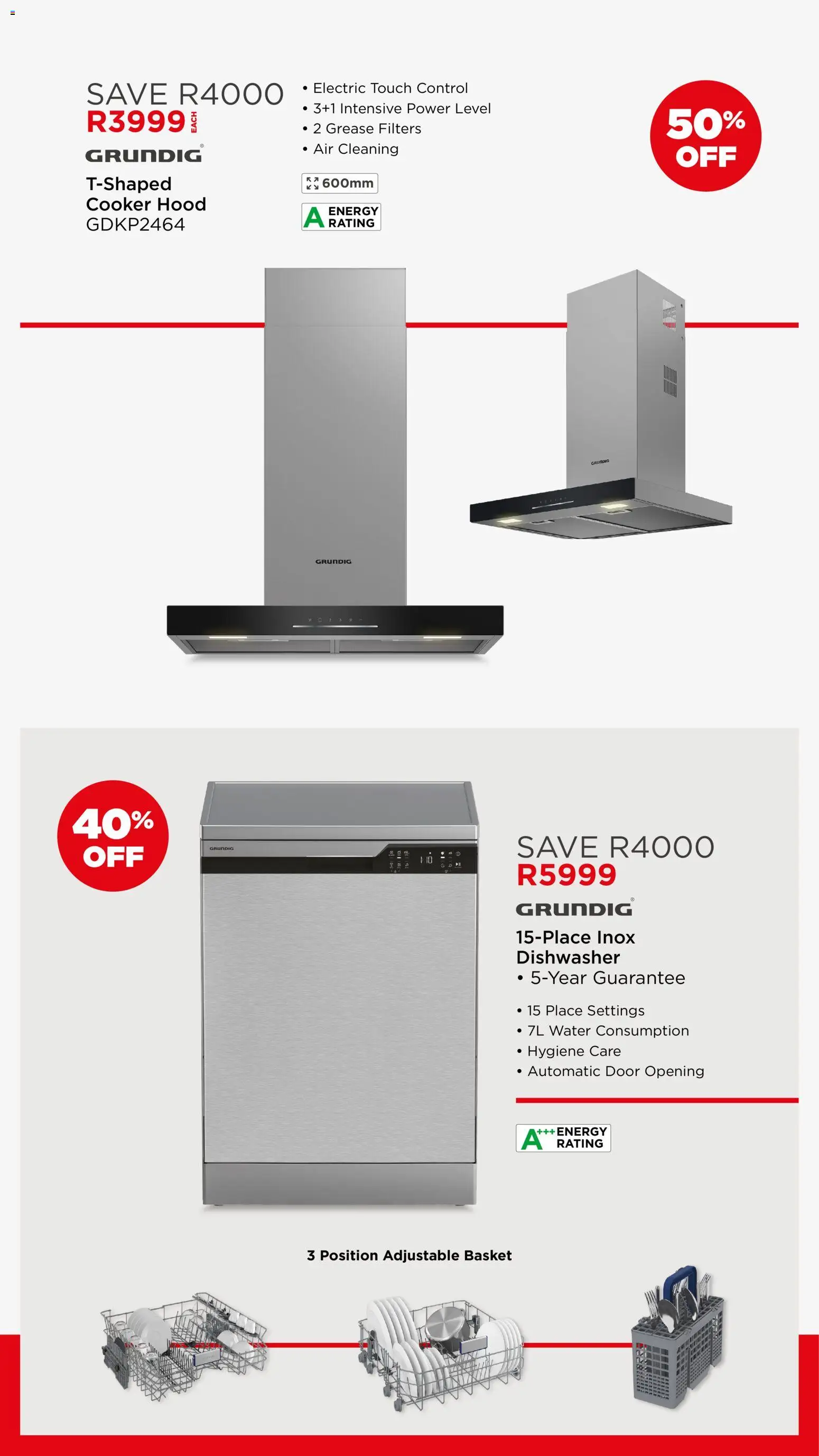 New House and Home catalogue – valid from 07.04.2026 | Page: 9 | Products: Dishwasher, Basket, Hood, Water