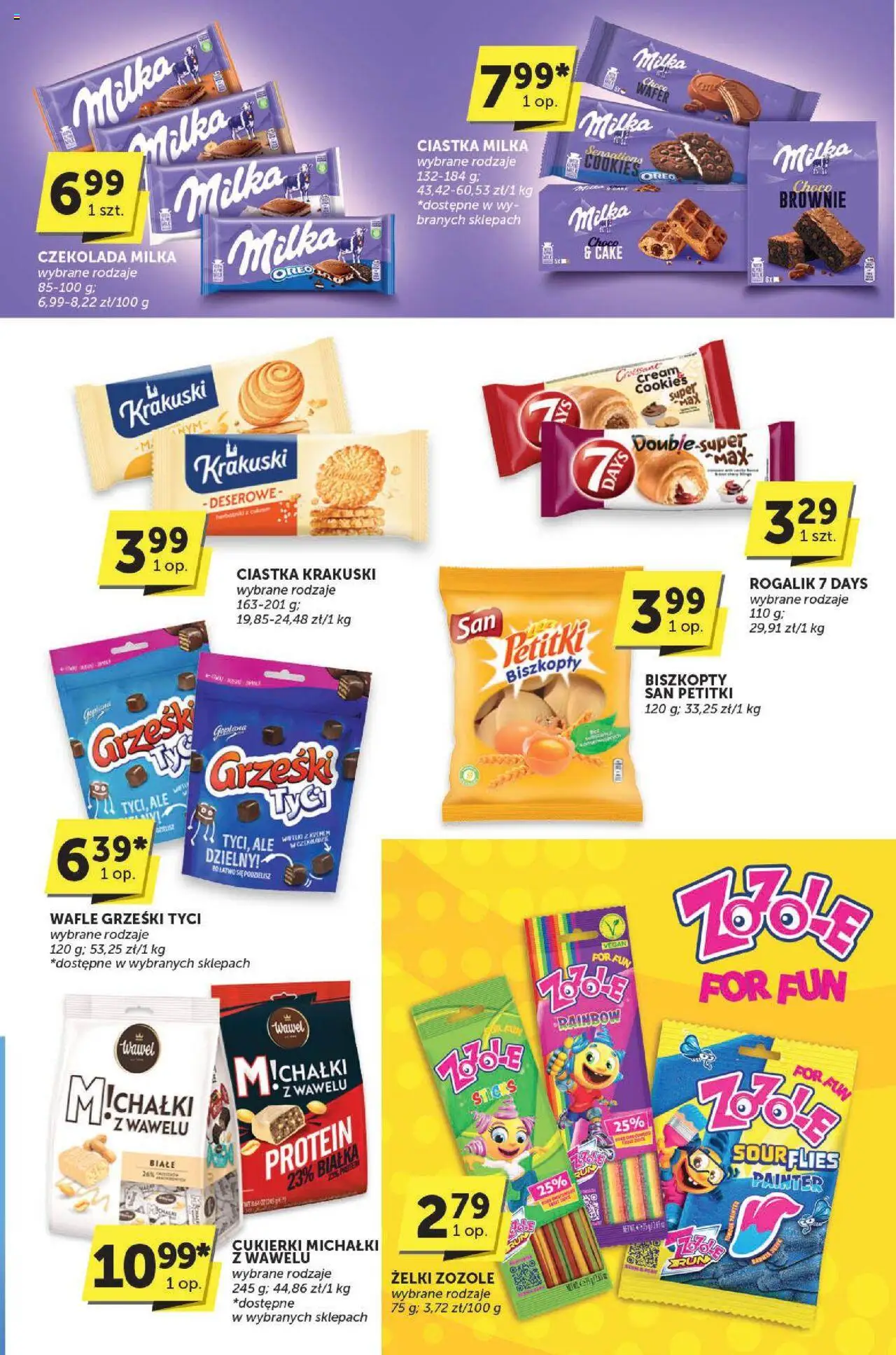 Groszek Gazetka - Katalog od 21.08.2025 | Strona: 21 | Produkty: Milka, Żelki, Czekolada, Brownie