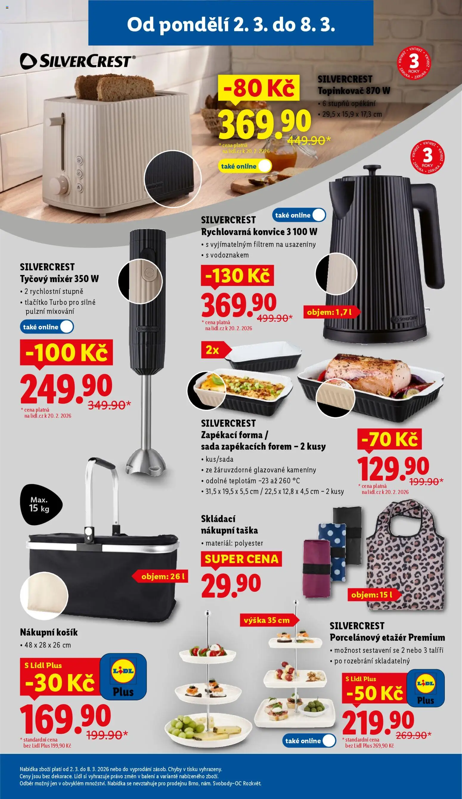 Lidl leták - Spotřební zboží od 02.03.2026 | Strana: 13 | Produkty: Košík, Taška, Forma, Rychlovarná konvice