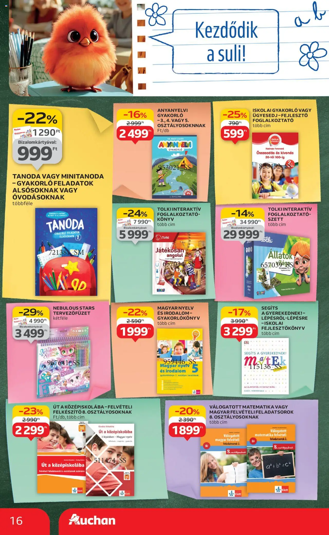 Auchan akciós ujság - amely érvényes a következő dátumtól: 07.08.2025 | Oldal: 16
