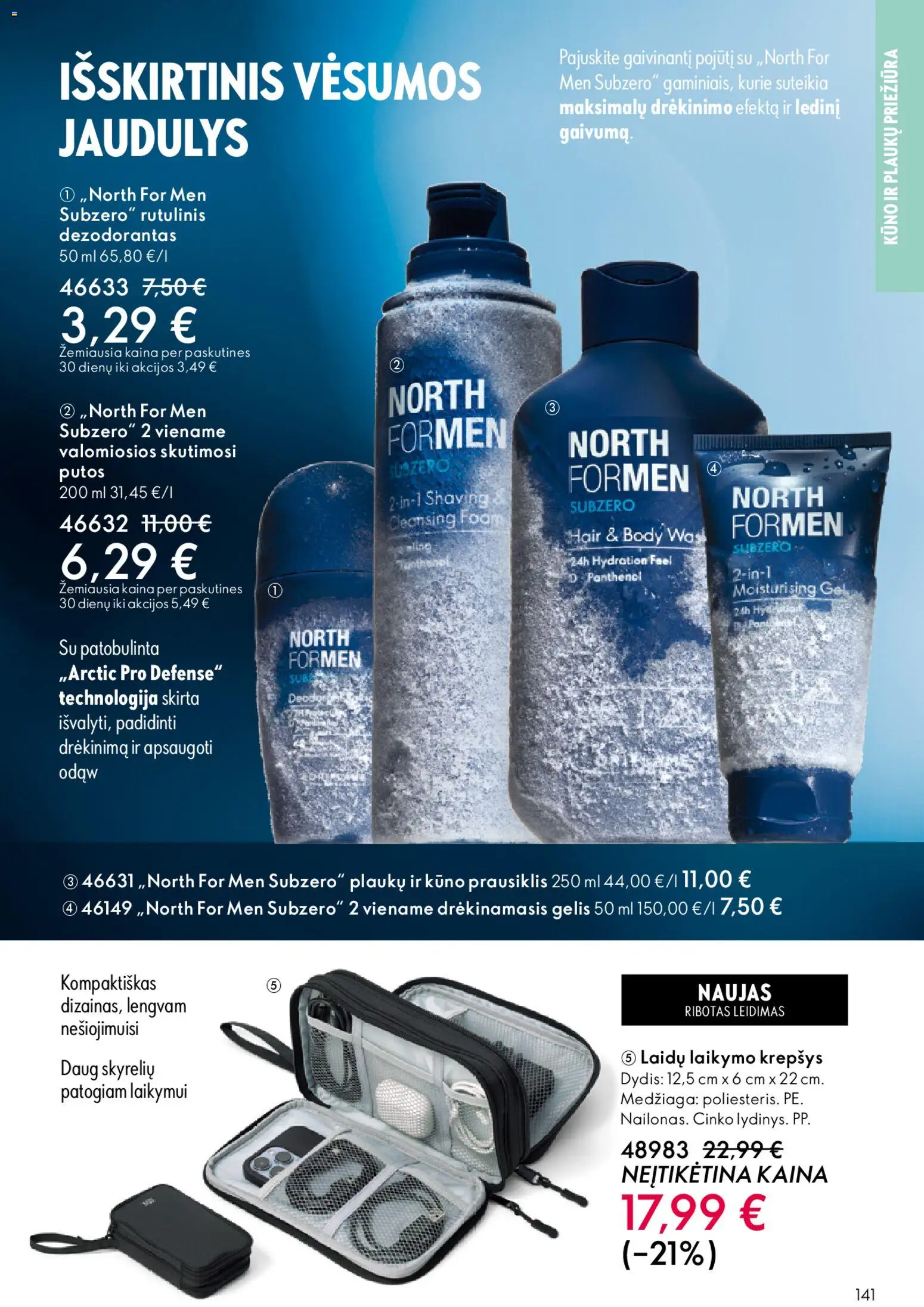 Oriflame akcijos nuo 31.12.2025 | Puslapis: 141 | Prekių: Rutulinis dezodorantas, Krepšys, Dezodorantas, Prausiklis