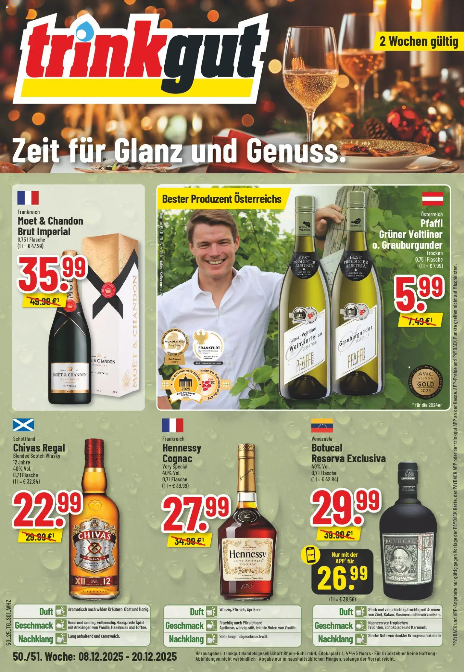 Trinkgut Prospekt – gültig ab 08.12.2025 | Seite: 7 | Produkte: Whisky, Duft, Obst, Wein