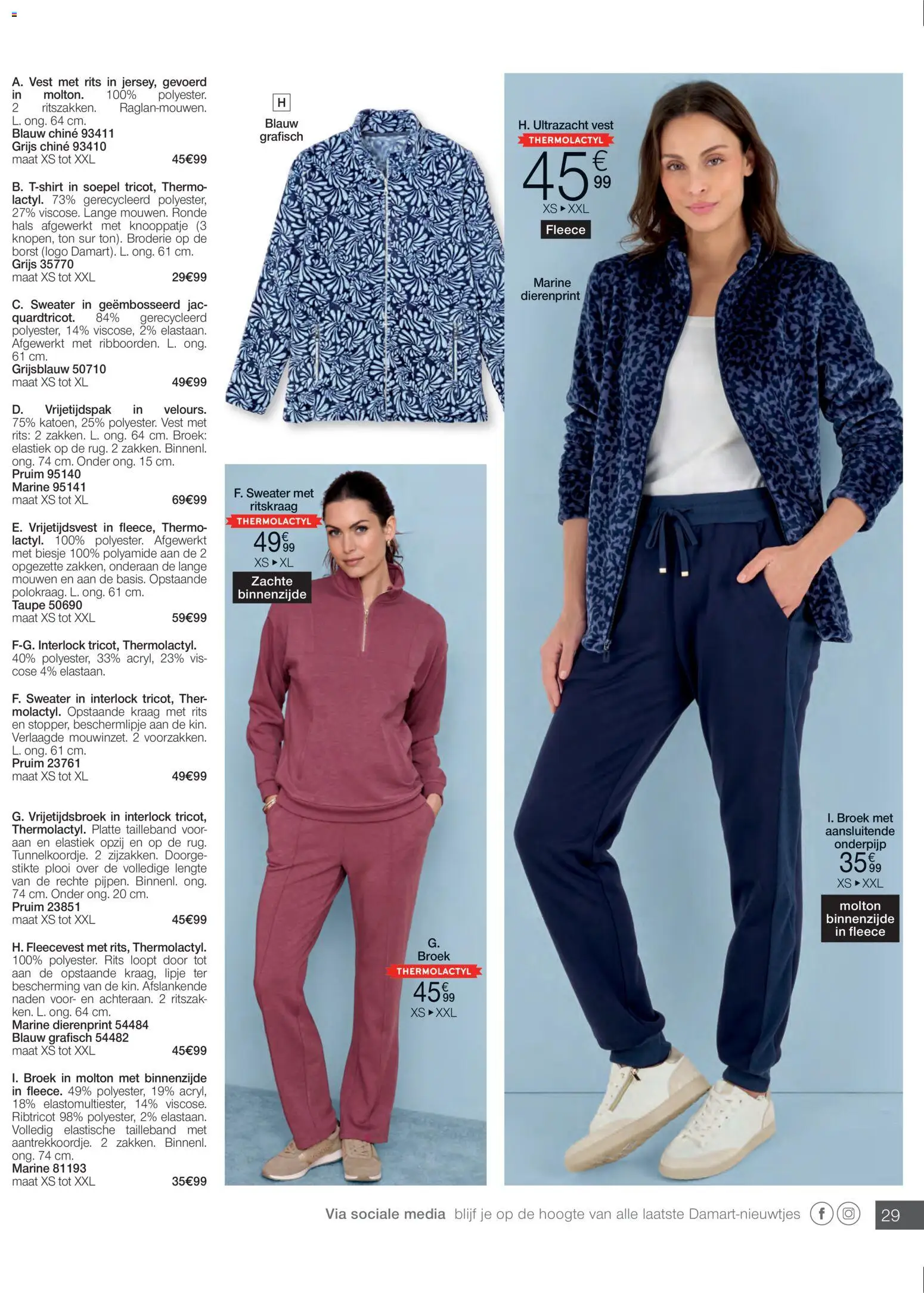 {H1} | Pagina: 29 | Producten: Sweater, Pruim, Vest, Broek