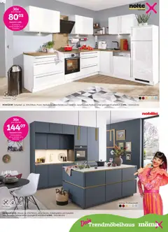 Mömax 19% MwSt. geschenkt auf fast den gesamten Einkauf ab 26.01.2026 gültig | Seite: 3 | Produkte: Einbauküche, Kuchen