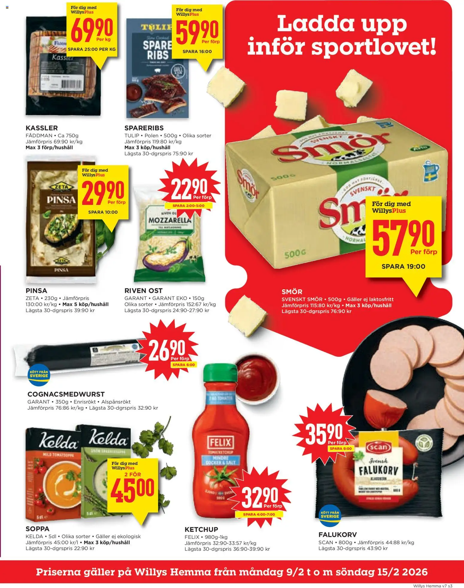 Willys reklamblad aktuell från 09.02.2026 | Sida: 3