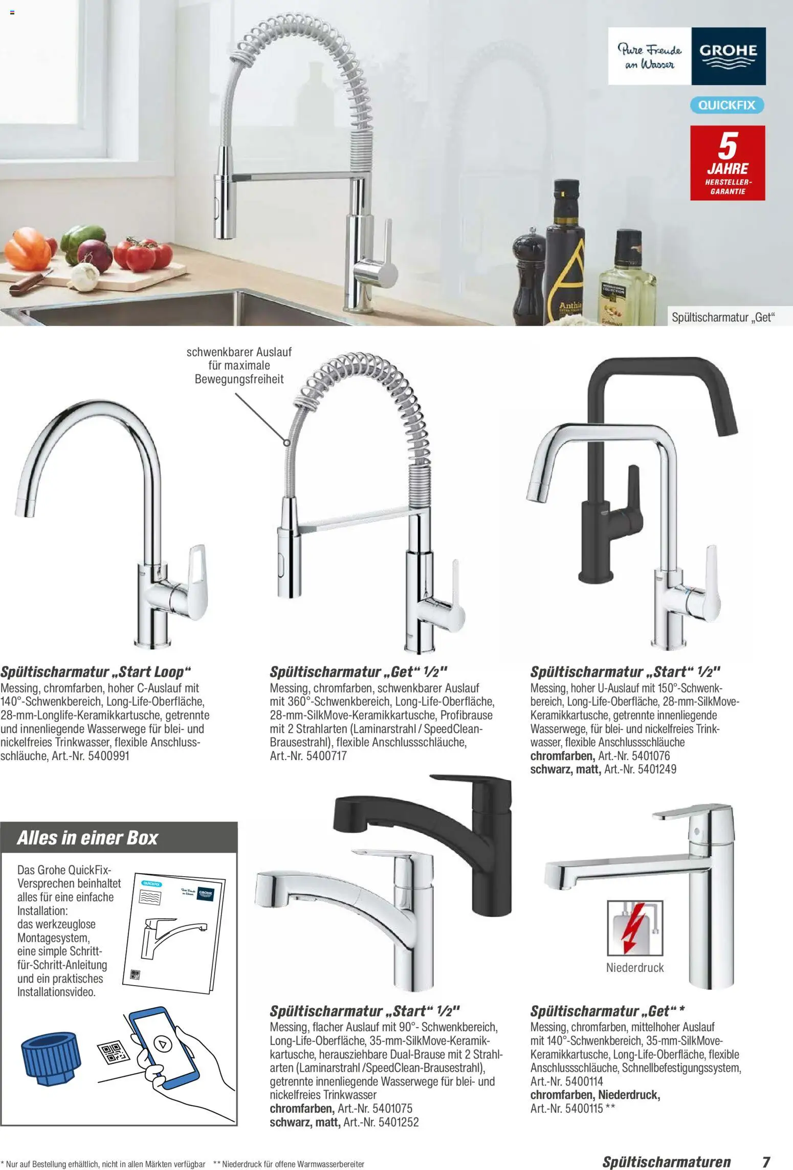 Toom Baumarkt  Wohnen & Haushalt 2026 – gültig ab 01.01.2026 | Seite: 7 | Produkte: Box, Wasser