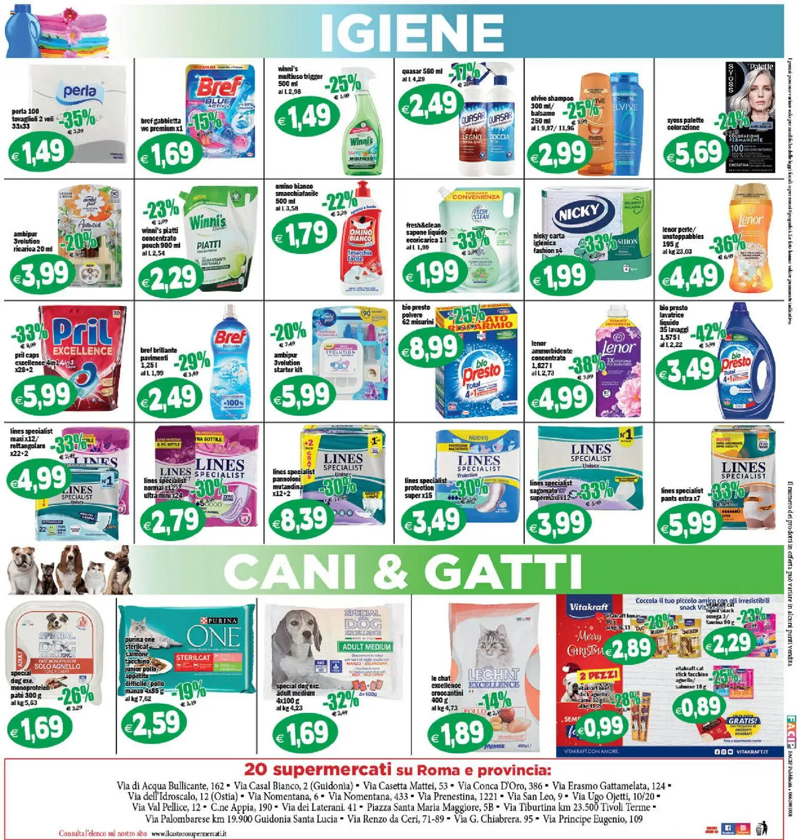 Volantino Il Castoro del 27.12.2025 | Pagina: 24 | Prodotti: Shampoo, Paté, Manzo, Doccia