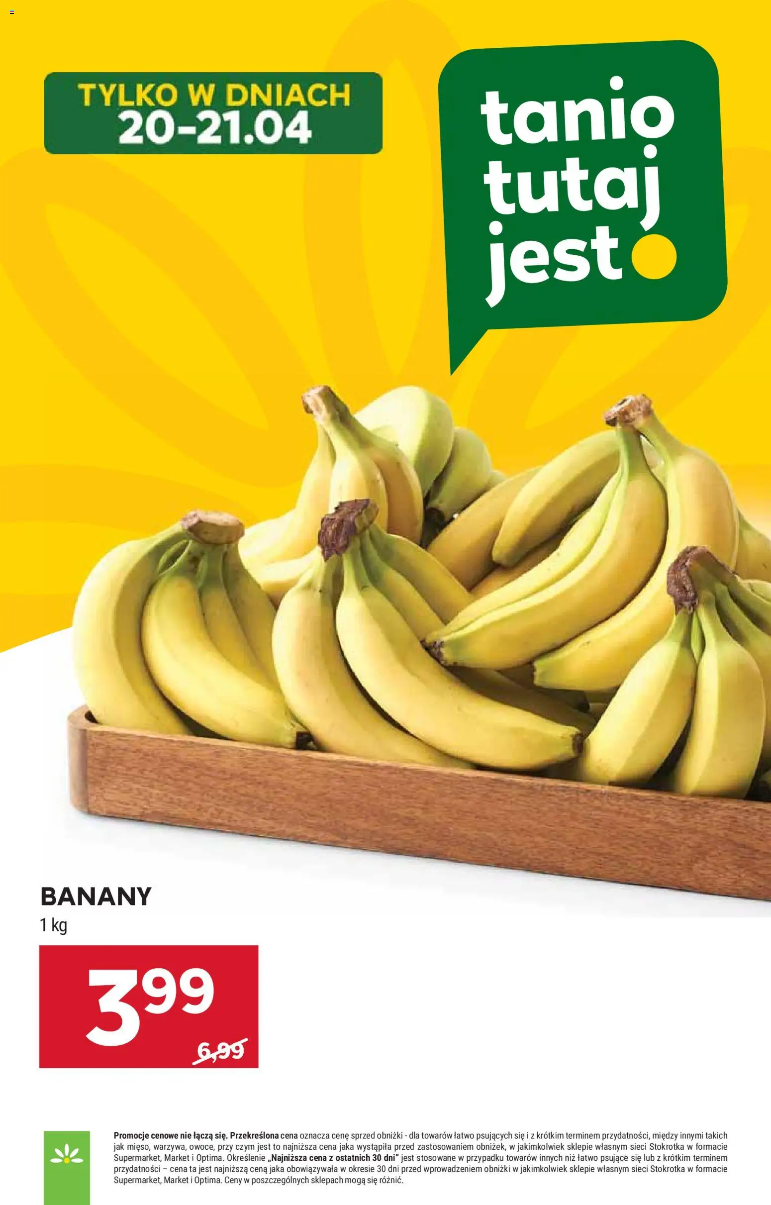 Stokrotka gazetka - Market od 16.04.2026 | Strona: 3 | Produkty: Stokrotka, Banany