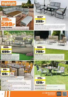 OBI aktionen ab 01.04.2026 gültig | Seite: 4 | Produkte: Tisch, Kissen, Sofa, Sessel