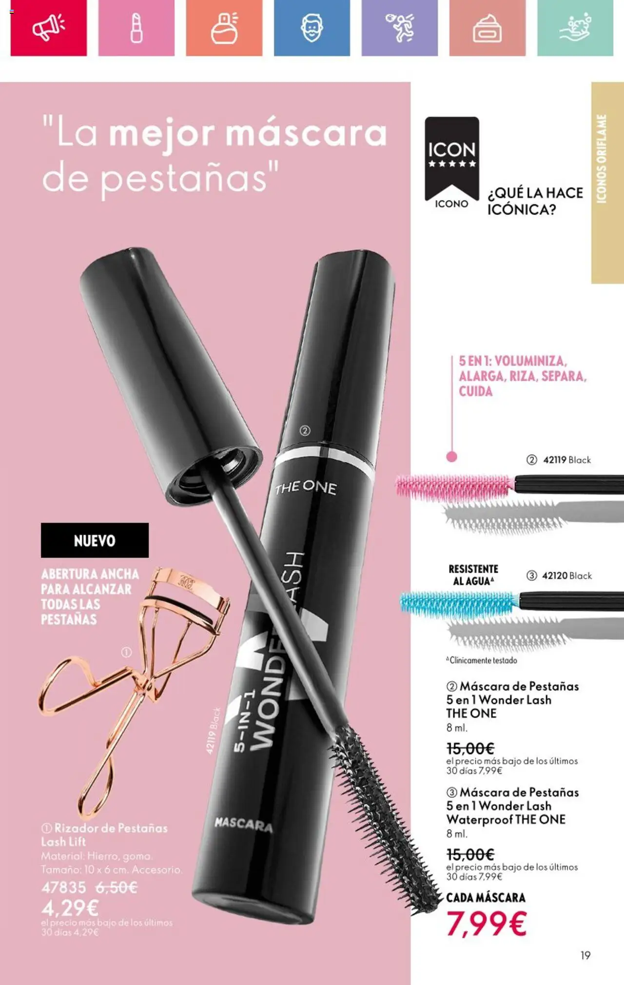 Oriflame - Catálogo Campaña 11 │ válido desde el 03.08.2025 | Página: 19 | Productos: Máscara, Máscara de pestañas