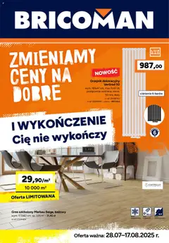 Pogląd oferty "Bricoman Gazetka" - ważna od 28.07.2025