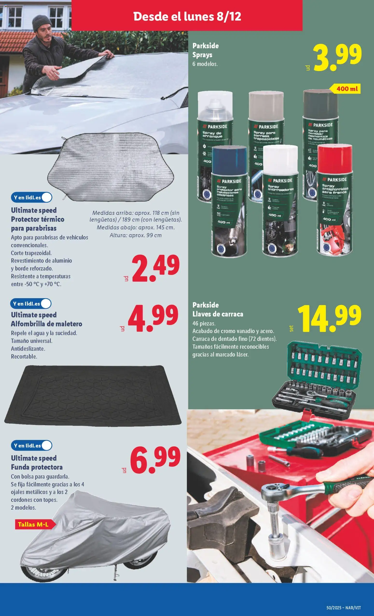 Lidl folleto de bazar │ válido desde el 08.12.2025 | Página: 9 | Productos: Alfombrilla, Funda, Bolsa
