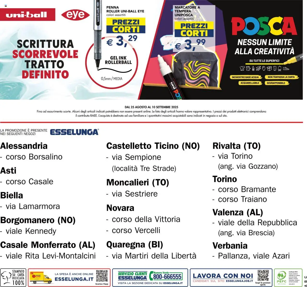 Volantino Esselunga S del 25.08.2025 | Pagina: 23 | Prodotti: Acqua