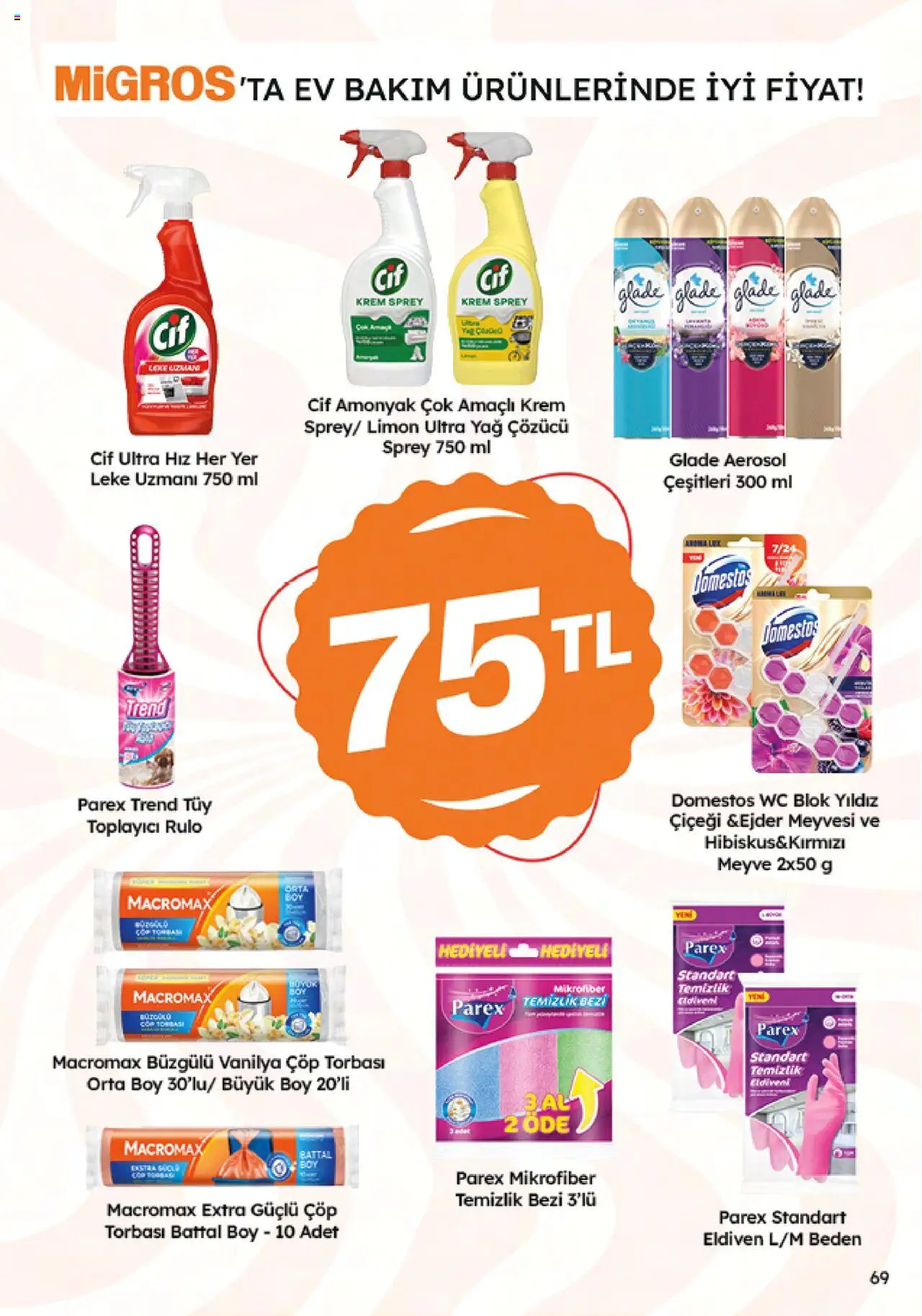 Migros Katalog - Migroskop - 22.05.2025 tarihinden itibaren geçerlidir | Sayfa: 69 | Ürünler: Krem, Meyve, Limon, Eldiven