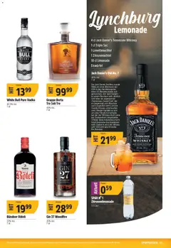 TopCC Aktionen ab 24.11.2025 gültig | Seite: 29 | Produkte: Limonade, Bourbon, Gin, Whiskey