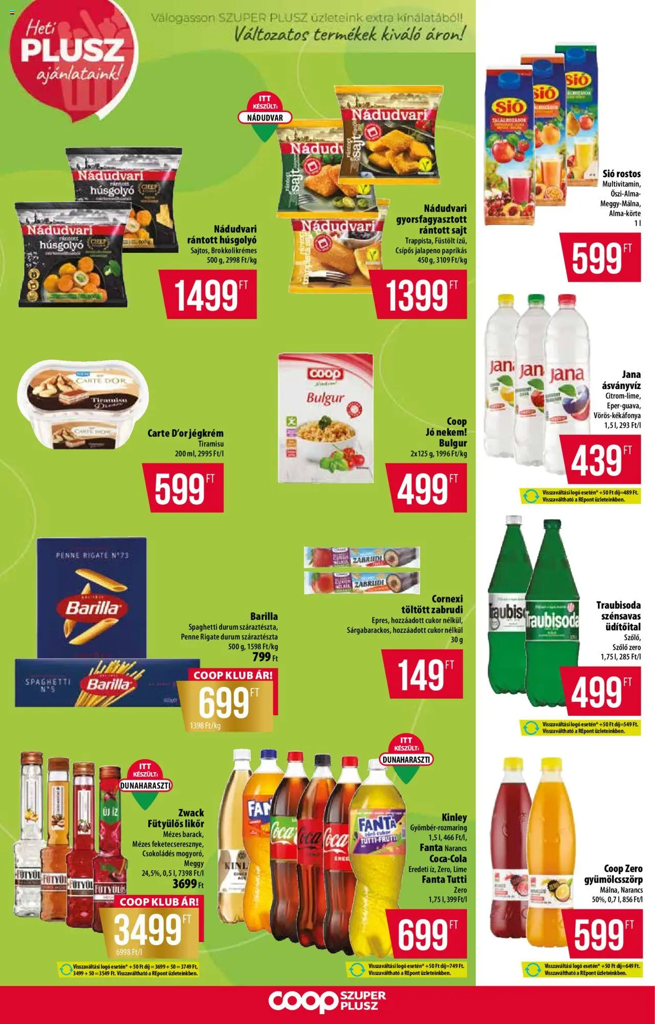 COOP akciós ujság - amely érvényes a következő dátumtól: 03.07.2025 | Oldal: 10 | Termékek: Fanta, Meggy, Bulgur, Cukor