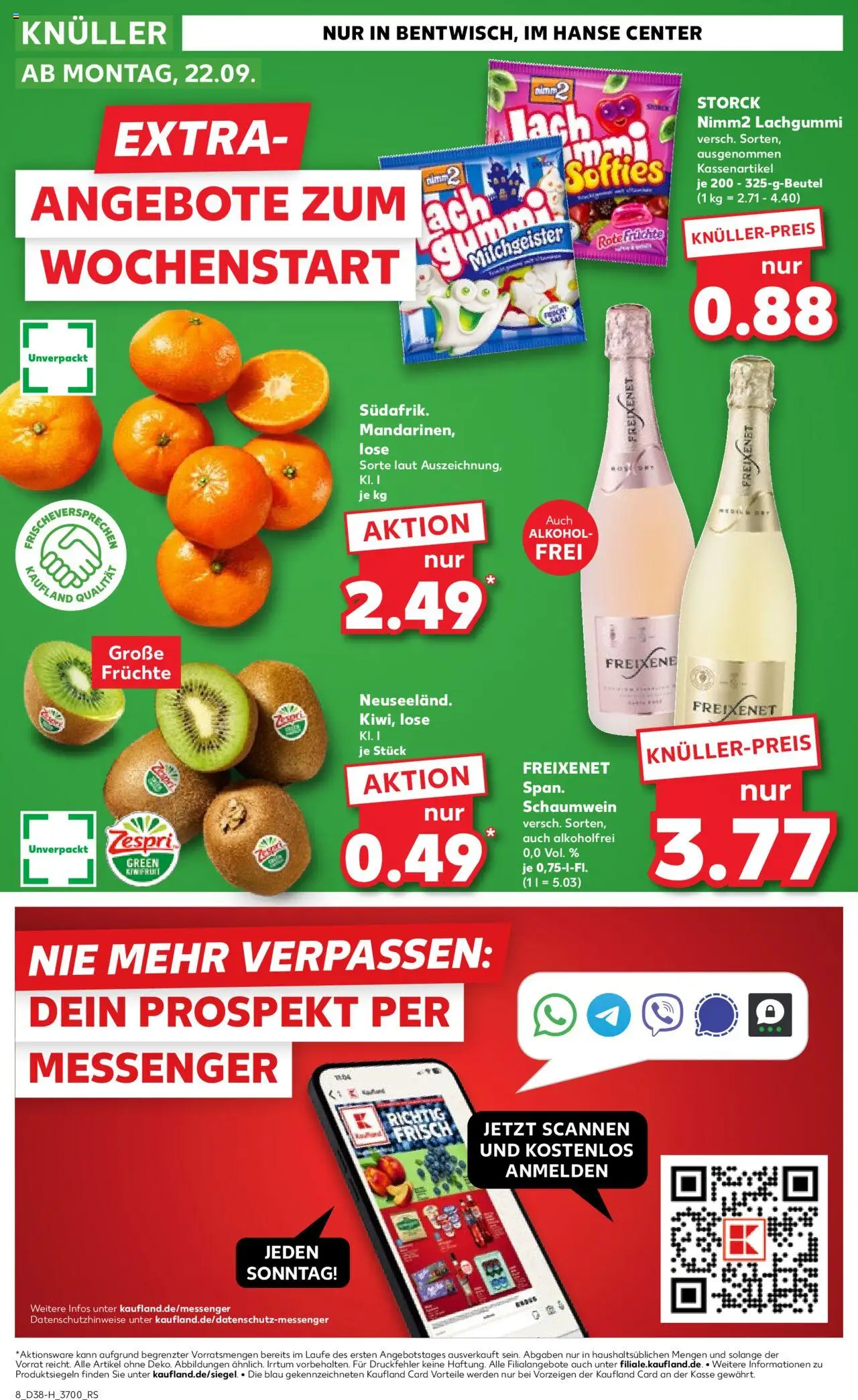 Kaufland prospekt Rostock	 – gültig ab 18.09.2025 | Seite: 8 | Produkte: Freixenet, Kiwi