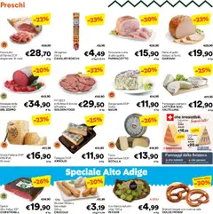 Volantino Unes del 10.09.2025 | Pagina: 4 | Prodotti: Petto di Pollo, Prosciutto Cotto, Uva, Gorgonzola