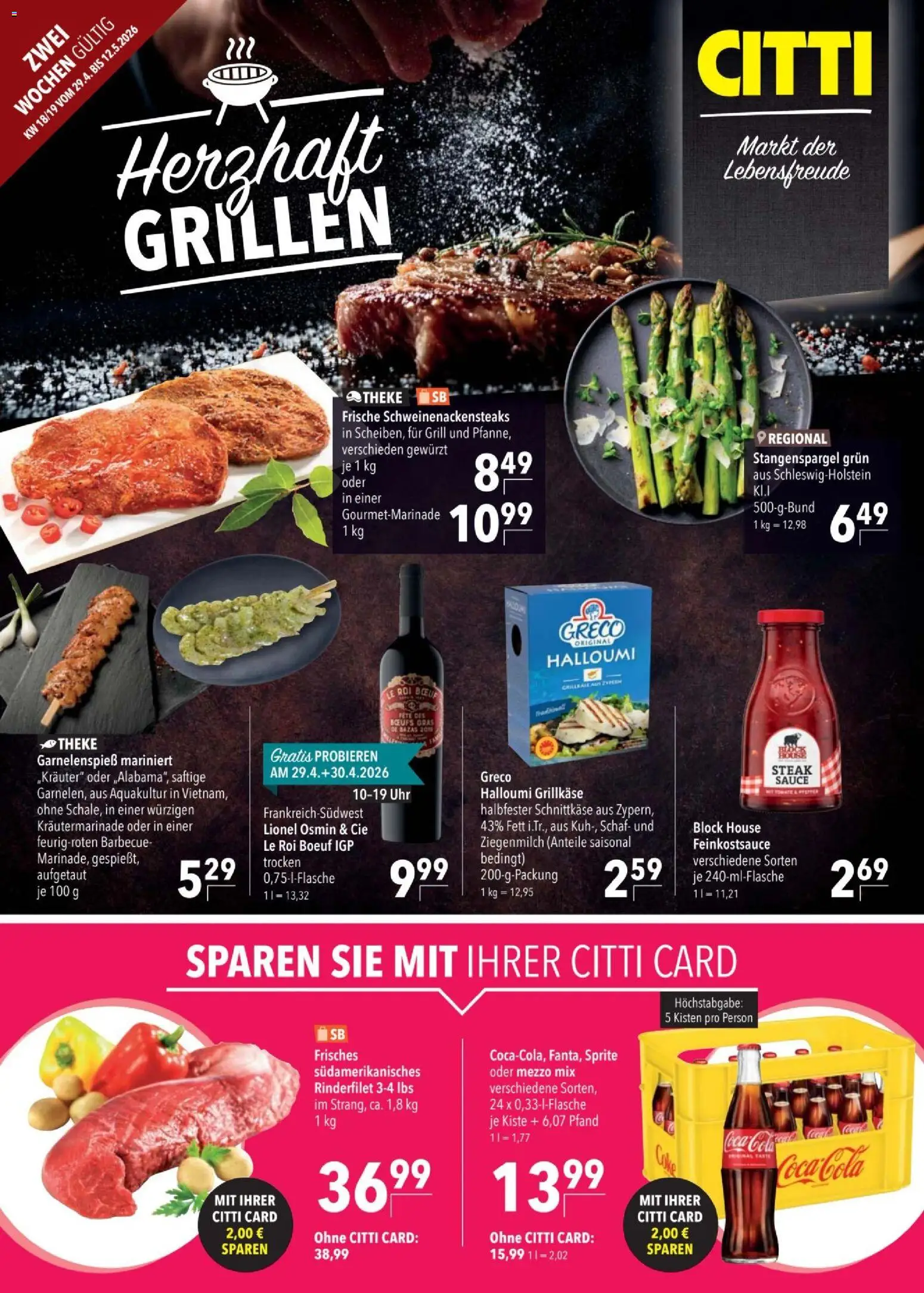 CITTI tilbudsavis – gyldig fra 29.04.2026 | Side: 1 | Produkter: Grill