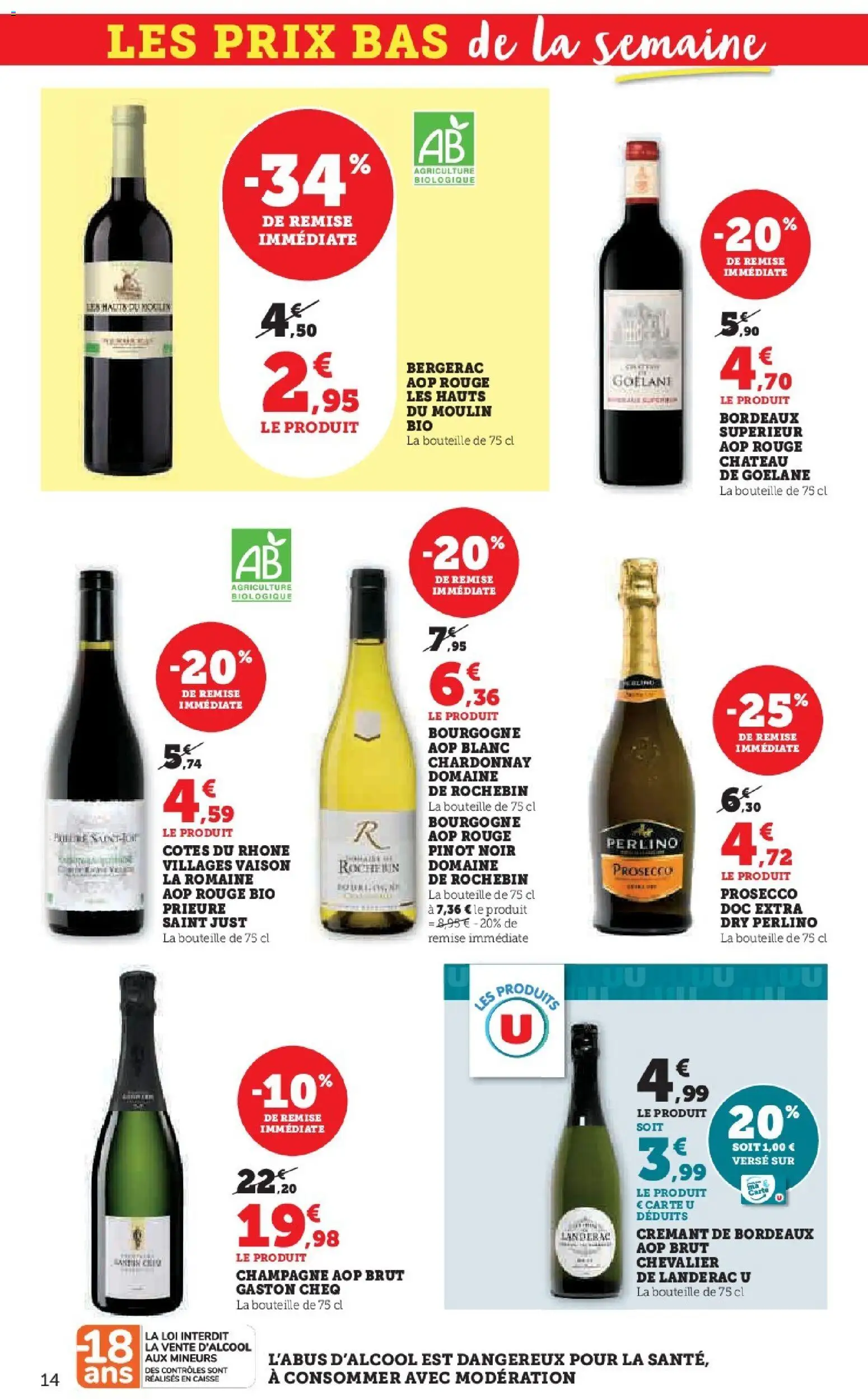 {H1} | Page: 14 | Produits: Champagne, Crémant, Prosecco