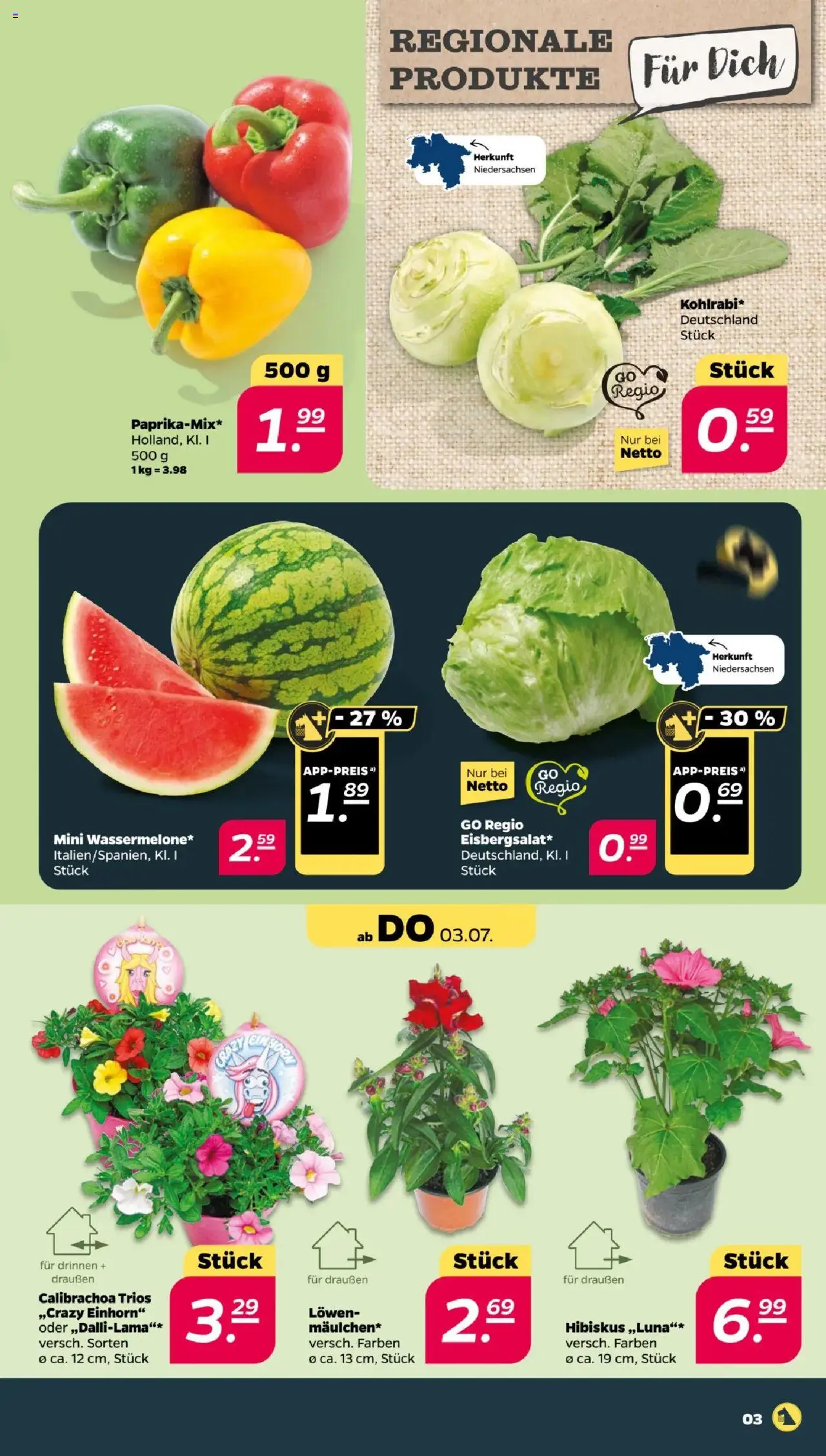 Netto Prospekt 	 - gültig ab dem 30.06.2025 | Seite: 3 | Produkte: Kohlrabi