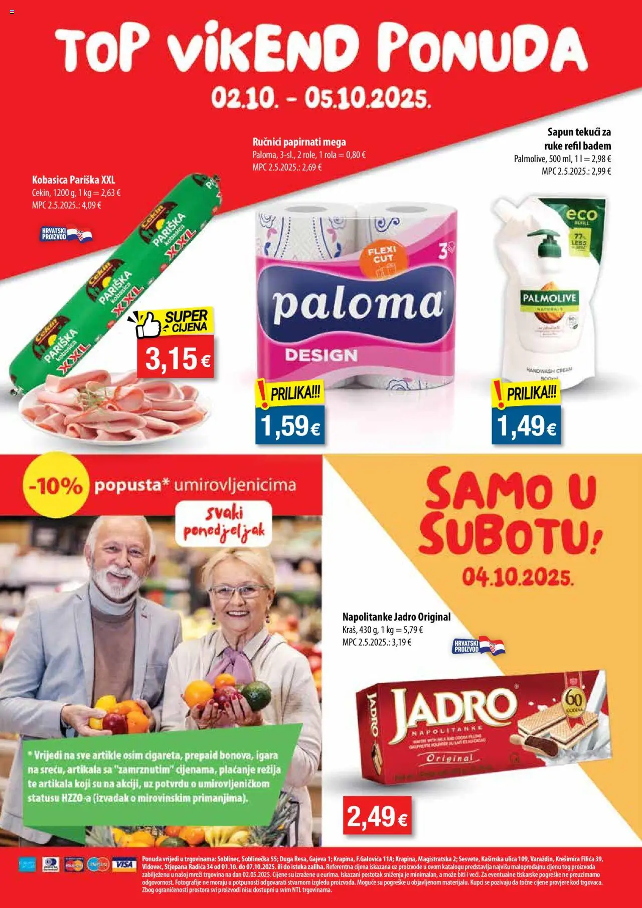NTL katalog | vrijedi od 01.10.2025 | Stranica: 24 | Proizvodi: Sapun, Napolitanke, Kobasica, Badem