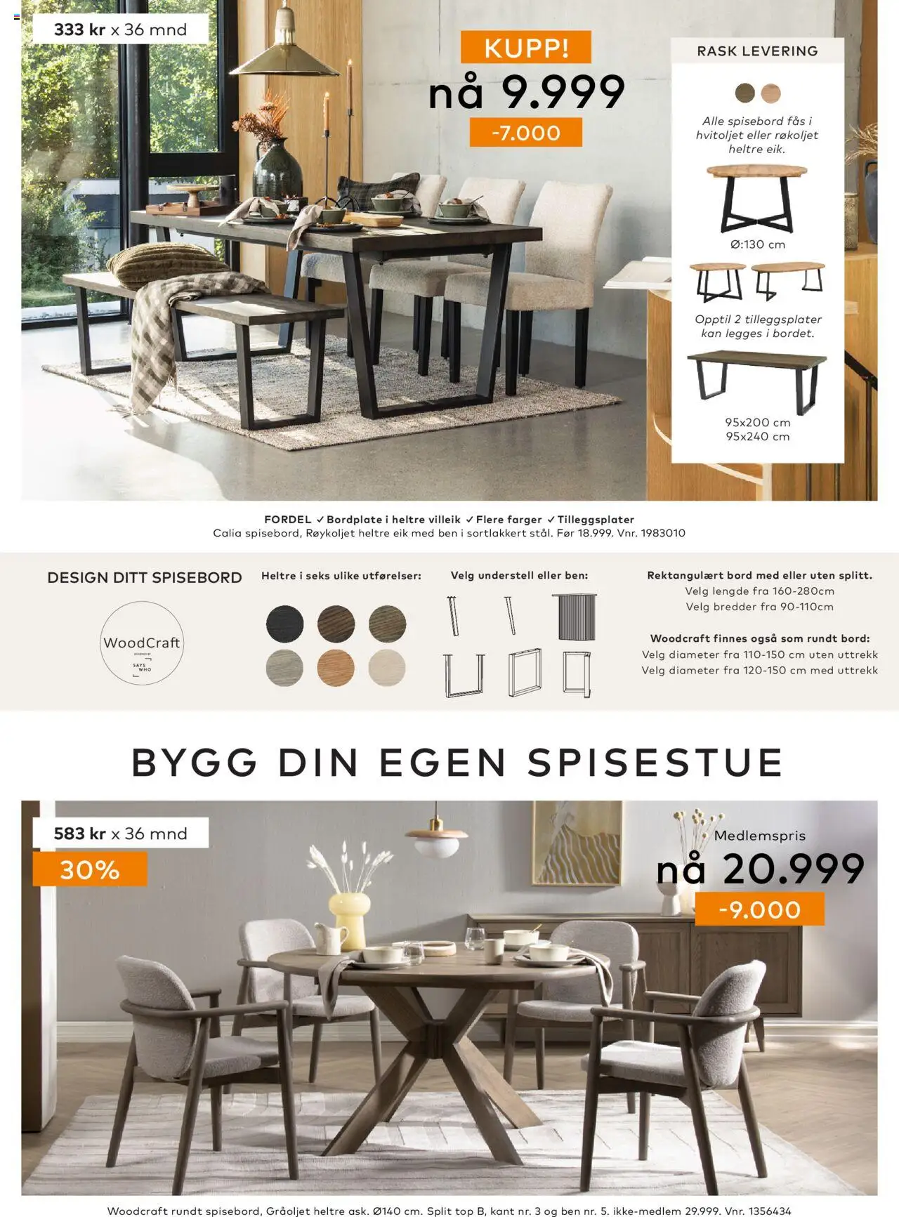 | Side: 21 | Produkter: Spisebord, Bord