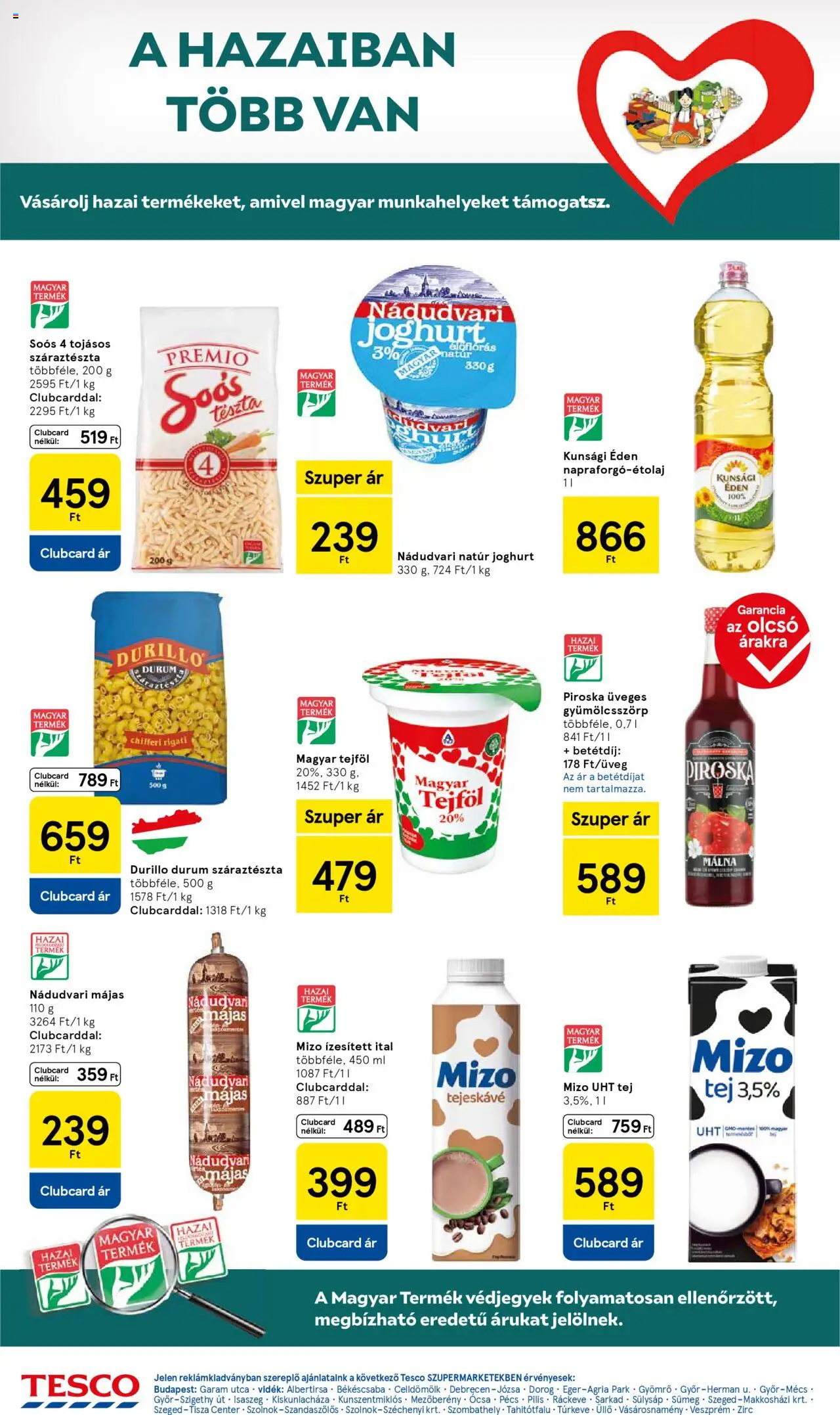 Tesco akciós ujság - amely érvényes a következő dátumtól: 12.06.2025 | Oldal: 4 | Termékek: Joghurt, Tészta, Tejföl, Száraztészta