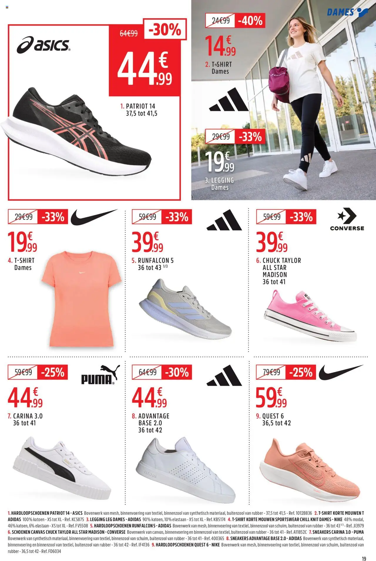  | Pagina: 19 | Producten: Sneakers, Quest, Canvas, Legging