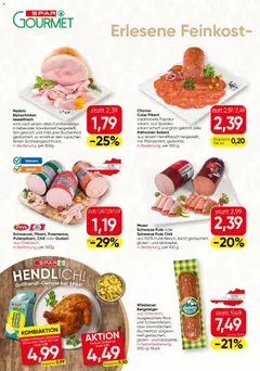SPAR Gourmet Flugblatt ab 26.02.2026 gültig | Seite: 6 | Produkte: Zitrone, Pfirsich, Chili, Salami